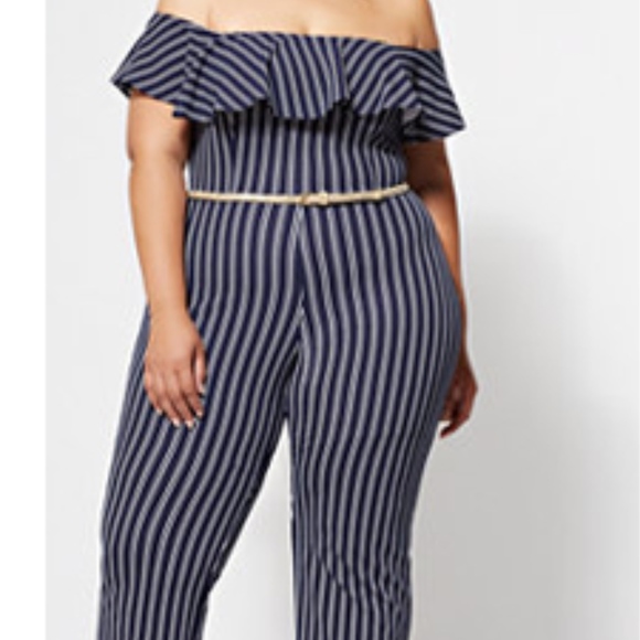 Fashion to Figure Off Shoulder Jumpsuit - Picture 2 of 8